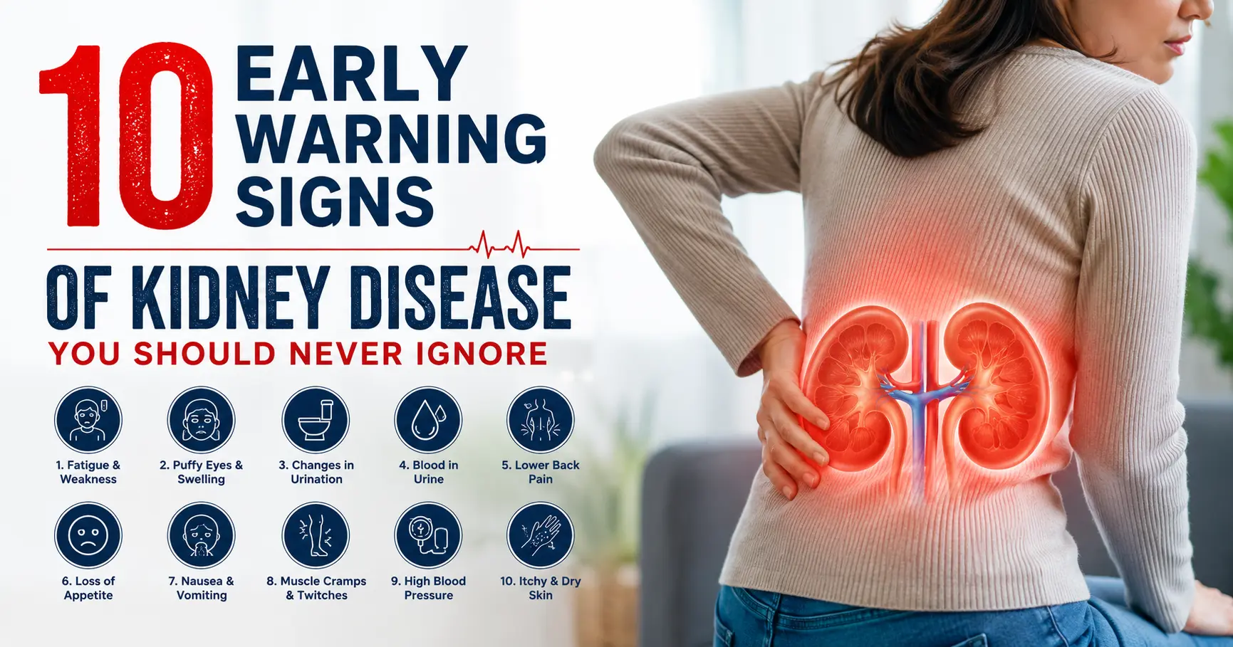 10 Early Warning Signs of Kidney Disease You Should Never Ignore